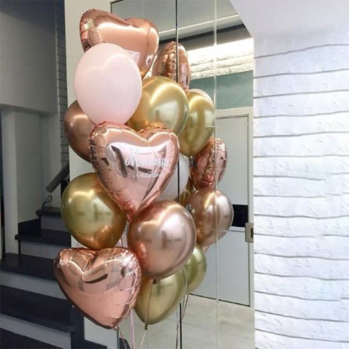 Фонтан шаров "От сердечка" в Чебоксарах