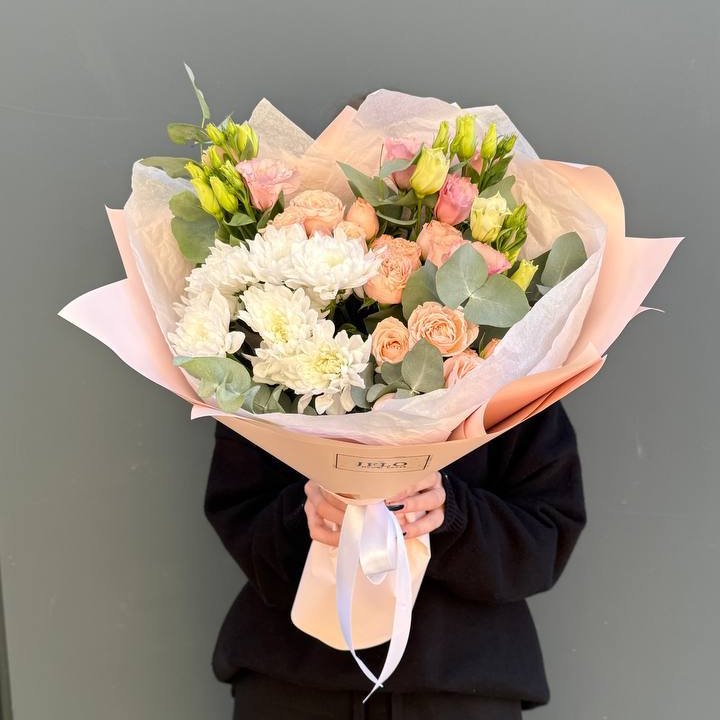 Букет "Персиковая нежность" в Чебоксарах