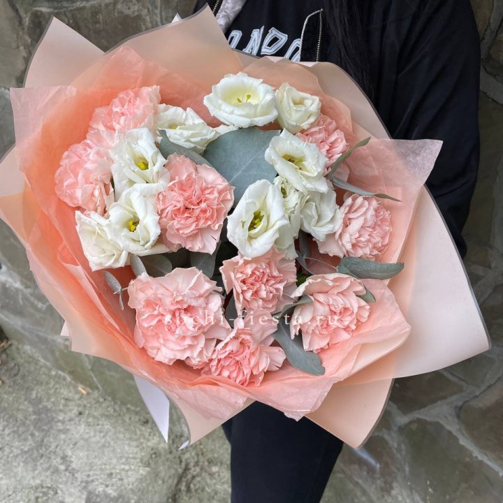  Букет диантусов "Пич" в Чебоксарах