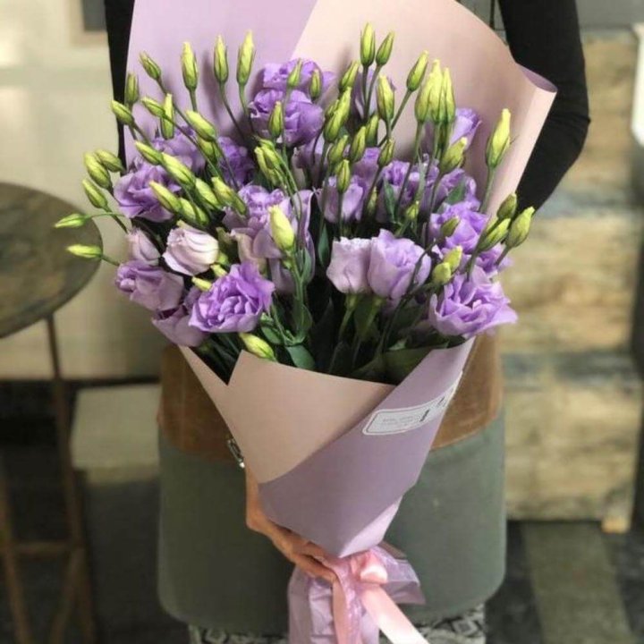 Букет эустом "Лило" в Чебоксарах