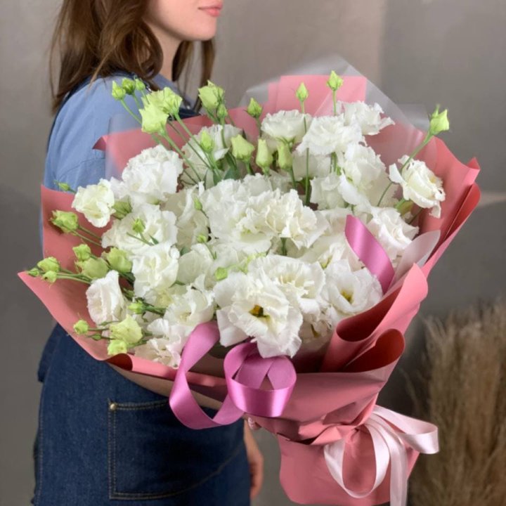 Букет эустом "Пудра" в Чебоксарах