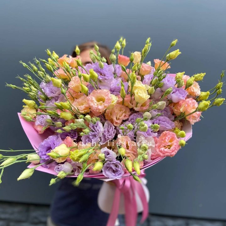 Букет эустом №2  в Чебоксарах