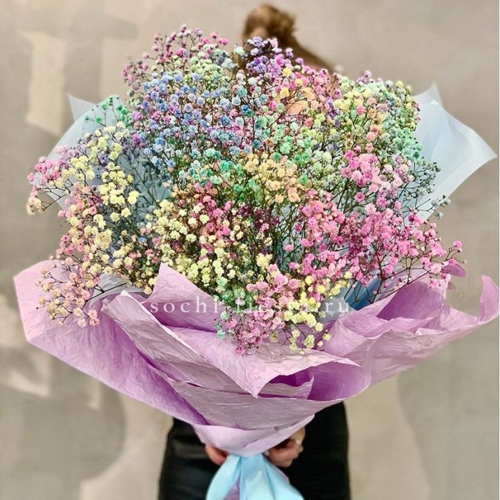 Радужные гипсофилы №2 в Чебоксарах