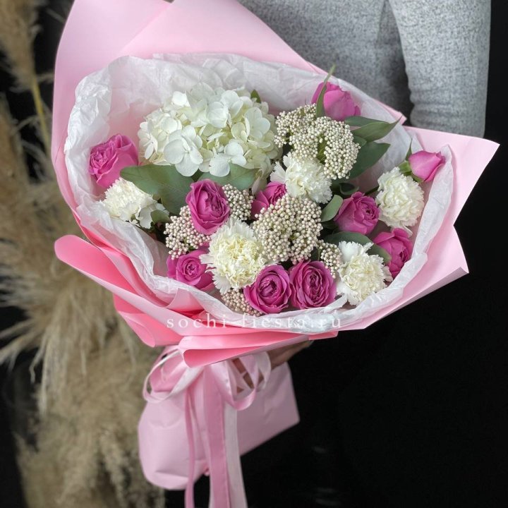 Букет с мисти бабблс №1 в Чебоксарах