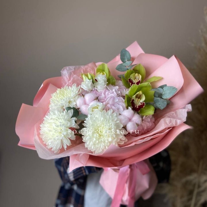  Букет с орхидеями "Вита" в Чебоксарах