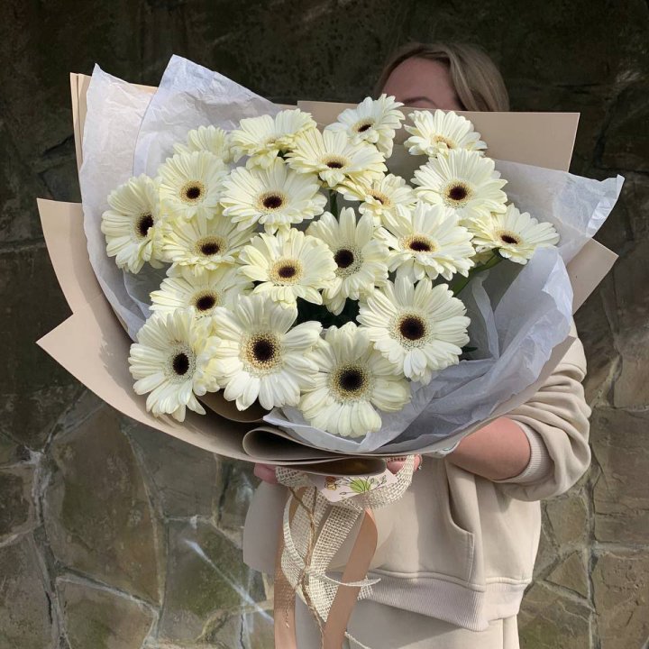 Букет голландских гербер "Шейн"" в Чебоксарах