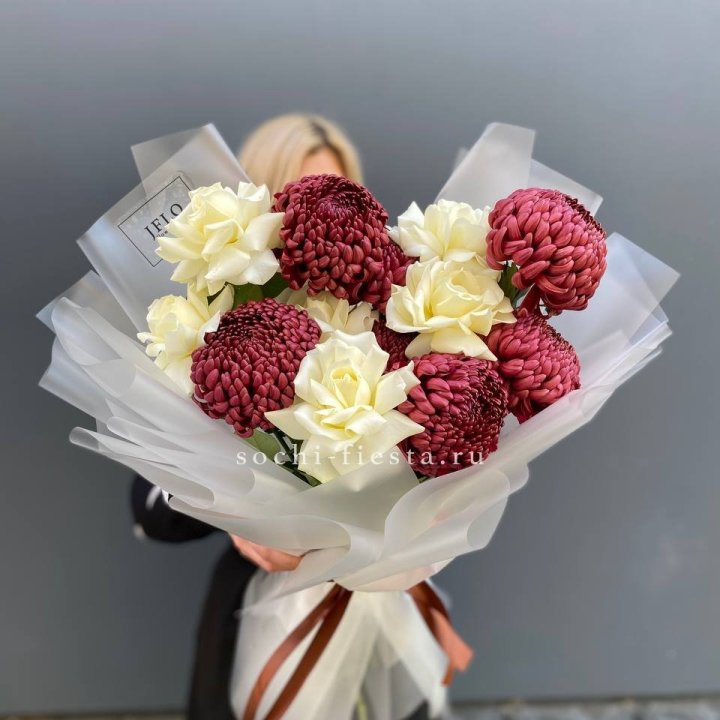 Дуо бигуди и розы в Чебоксарах