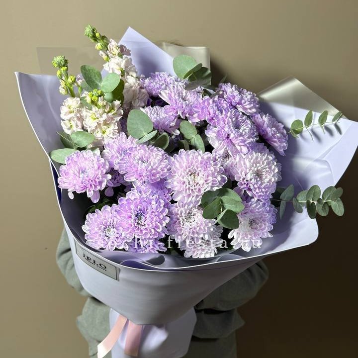 Дуо хризантема и маттиола в Чебоксарах