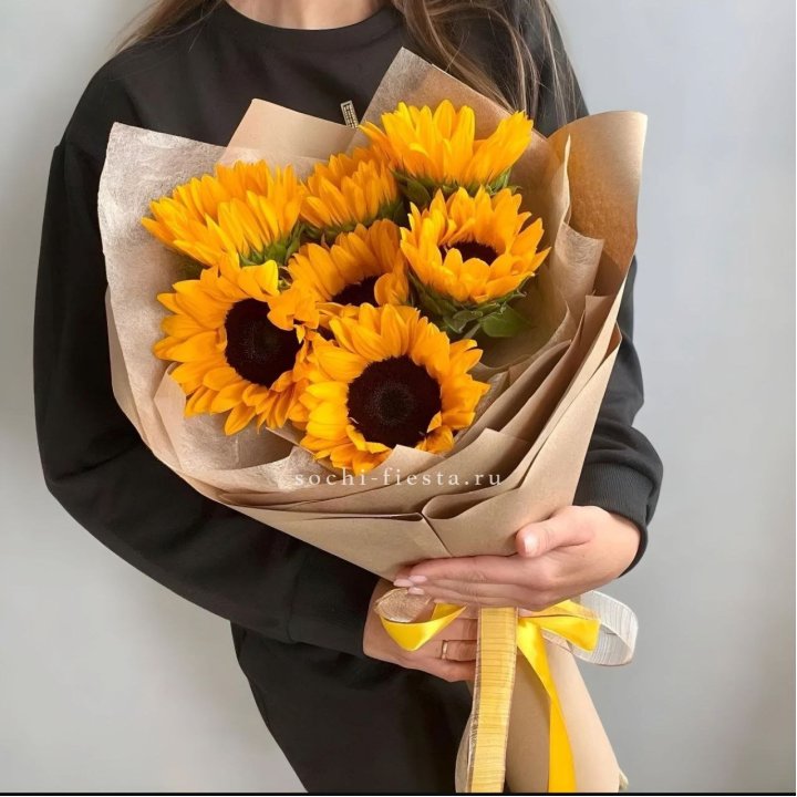 Букет из подсолнухов в Чебоксарах
