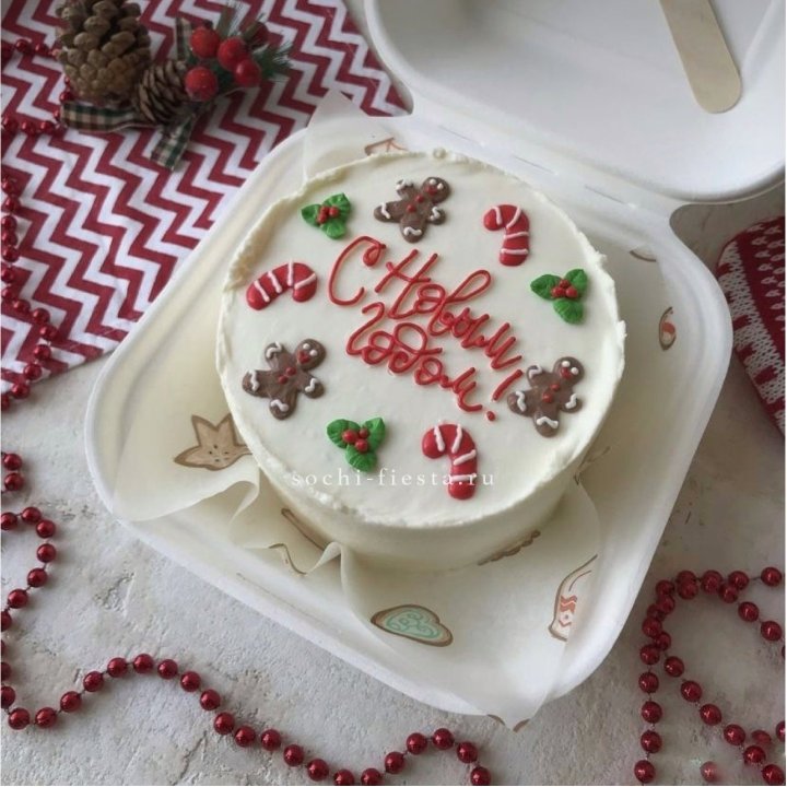 Бенто-торт "С Новым Годом!" в Чебоксарах