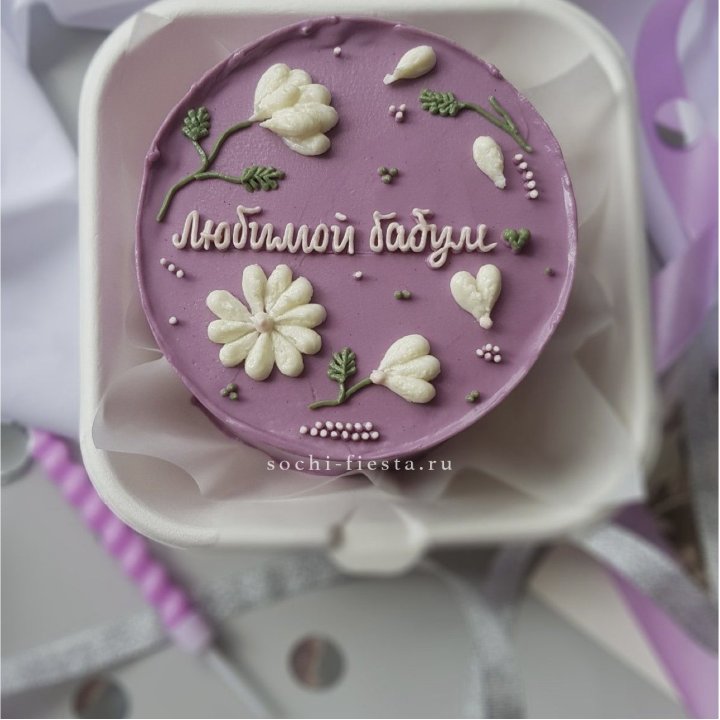 Бенто-торт "Любимой бабуле" в Чебоксарах