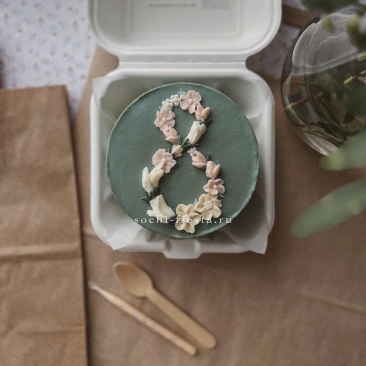 Бенто-торт "8 марта" green  в Чебоксарах