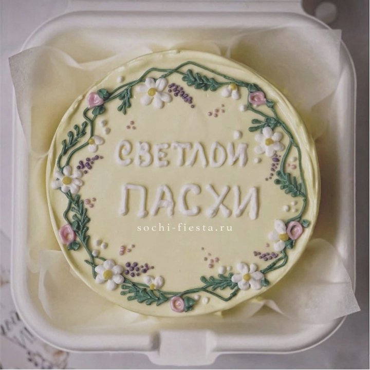 Бенто-торт "Светлой Пасхи" 2 в Чебоксарах