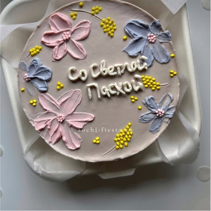 Бенто-торт "Светлой Пасхи" 3 в Чебоксарах