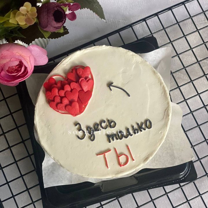 Бенто-торт "В моем сердце только ты"  в Чебоксарах