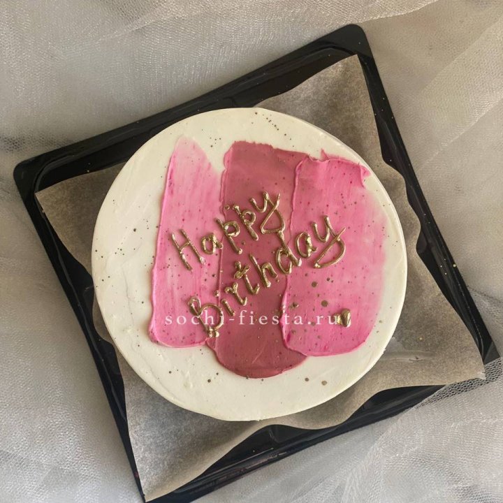 Бенто-торт "С днём рождения" пастель в Чебоксарах
