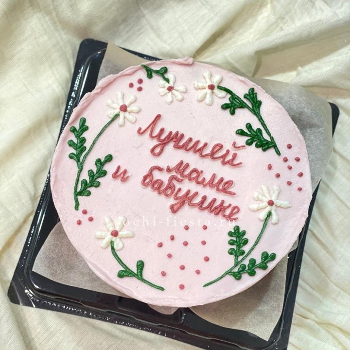 Бенто-торт "Лучшей маме и бабушке"  в Чебоксарах