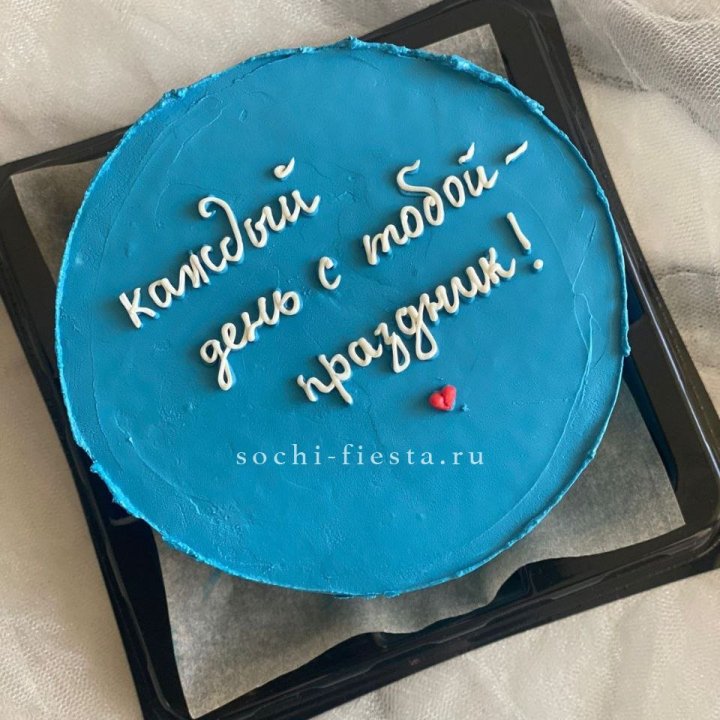 Бенто-торт "Каждый день с тобой праздник"  в Чебоксарах