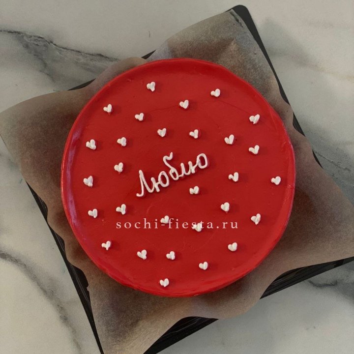 Бенто-торт "Люблю" в Чебоксарах