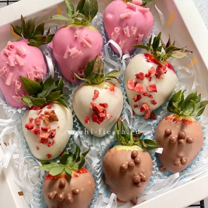Клубника в шоколаде 9 ягод в Чебоксарах