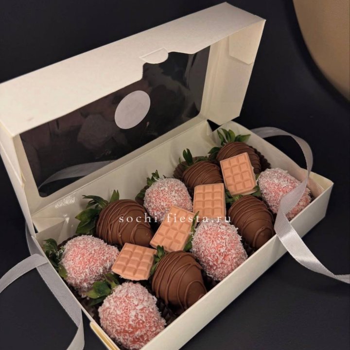 Клубника в шоколаде 10 ягод №2 в Чебоксарах