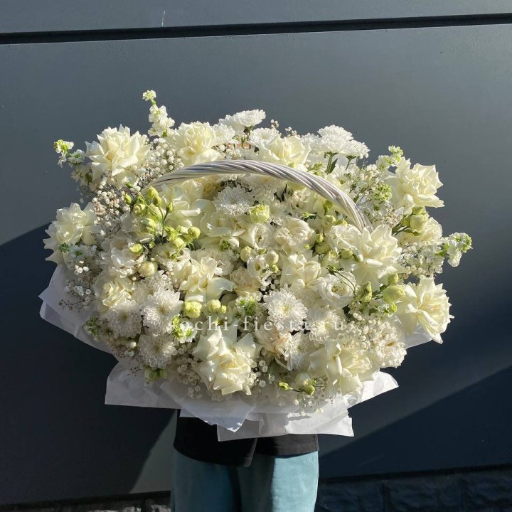 Корзина "Белоснежка" в Чебоксарах