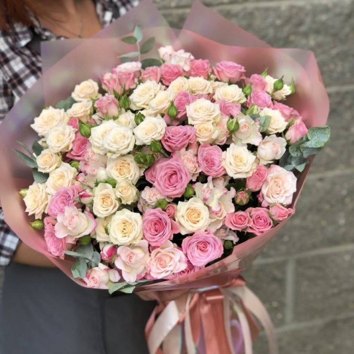 21 кустовая роза в Чебоксарах