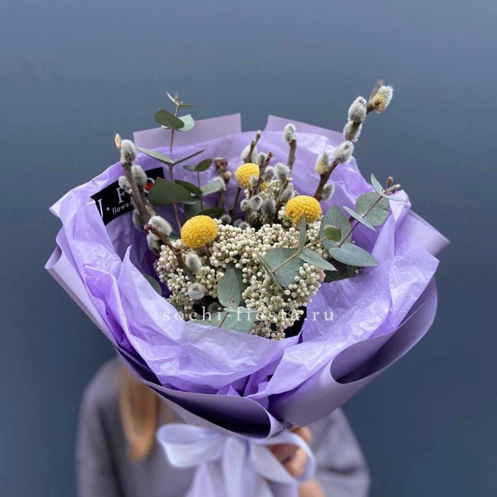 Букет с Вербой №1 в Чебоксарах