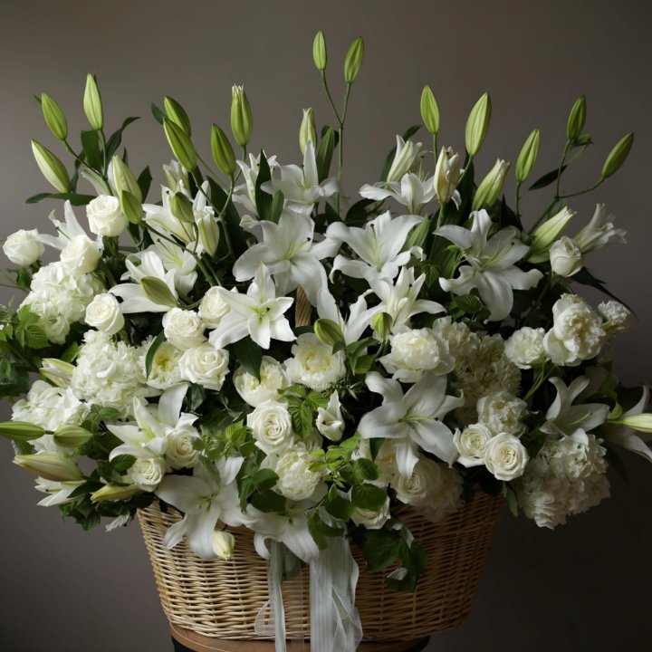 Цветочная корзина макси №3 в Чебоксарах