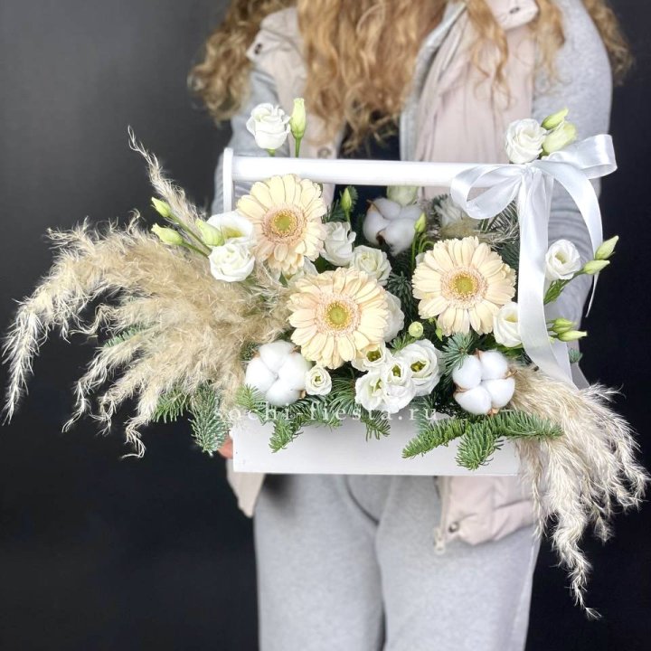 Композиция "мери крисмас бокс 2" в Чебоксарах