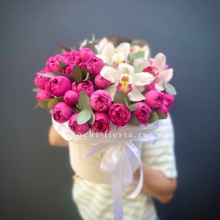 Бокс дуо мисти и орхидеи в Чебоксарах