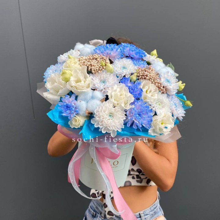 Коробка цветов  " Облако" в Чебоксарах