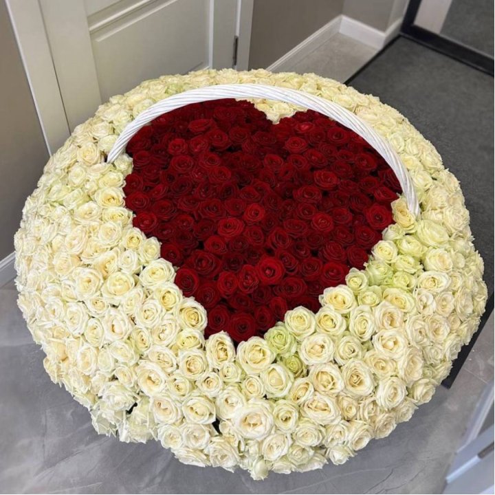 501 роза сердце в Чебоксарах