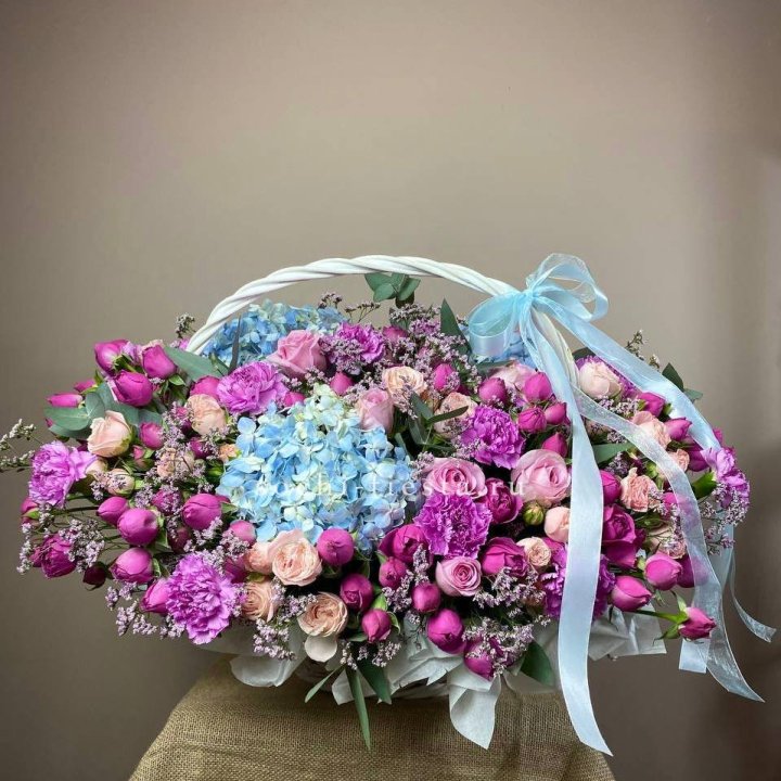 Авторская корзина "Лавандерия" в Чебоксарах