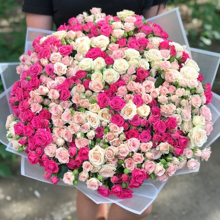 101 кустовая роза в Чебоксарах