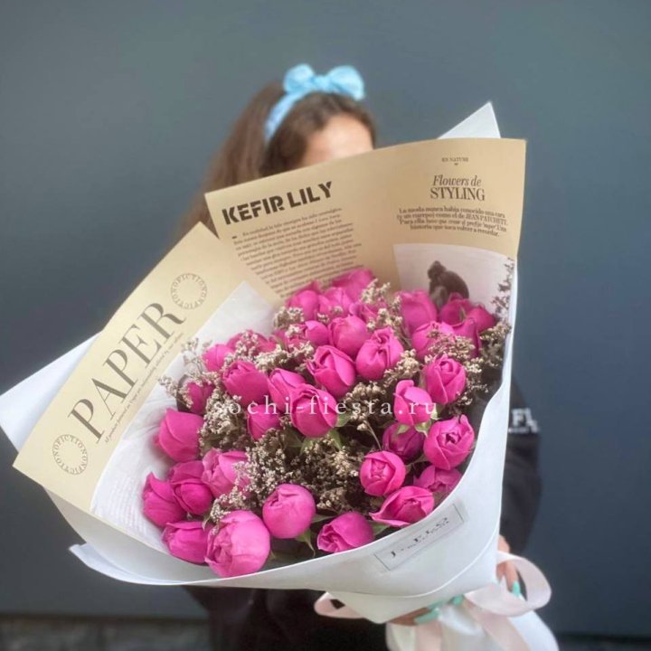 Пионовидные розы баблс №3 в Чебоксарах