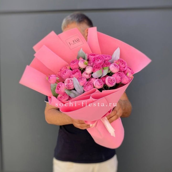 Пионовидные розы баблс №2 в Чебоксарах