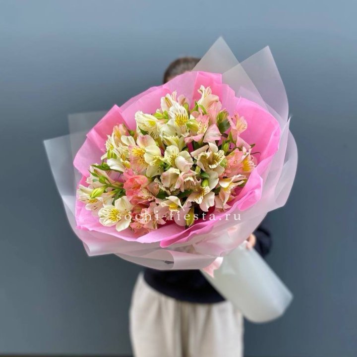 букет альстромерий "Черри" в Чебоксарах