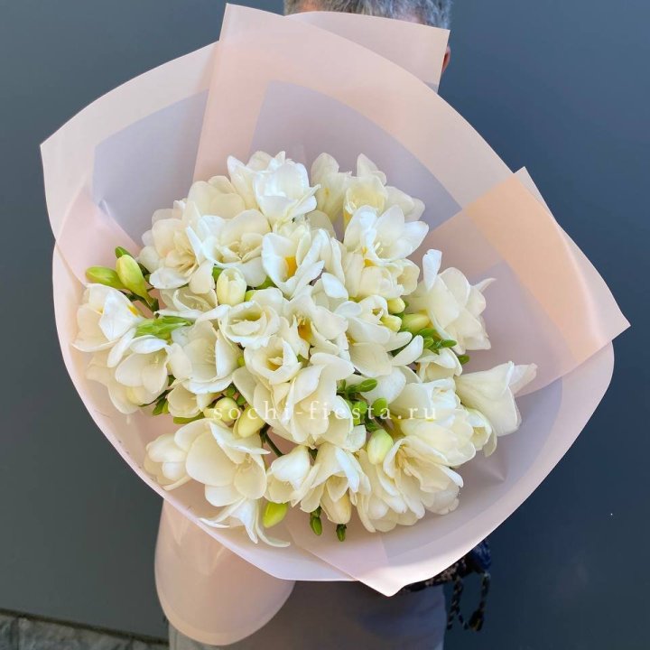 Букет белых фрезий  в Чебоксарах