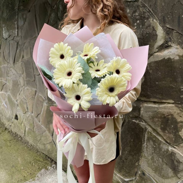 Букет голландских гербер  в Чебоксарах