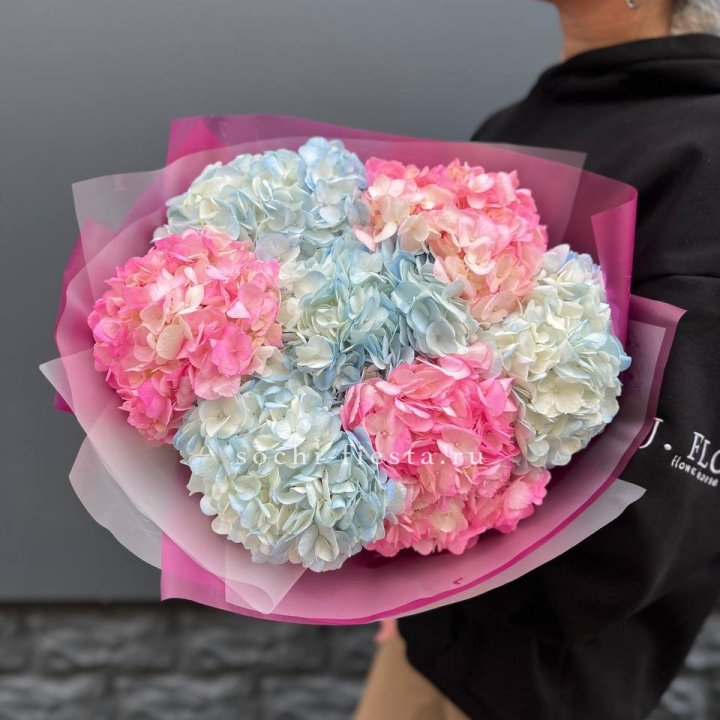 Букет гортензий "Тоника №2" в Чебоксарах