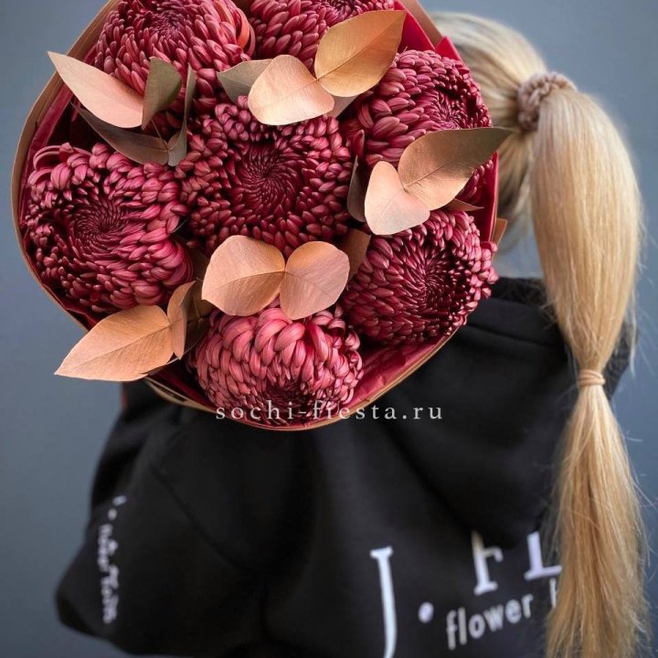 Хризантемы "Голд шоколад" в Чебоксарах