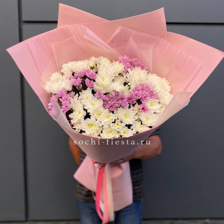  Букет хризантем- гигант  в Чебоксарах