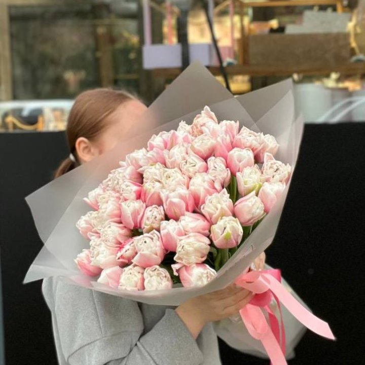 51 нежный тюльпан в Чебоксарах