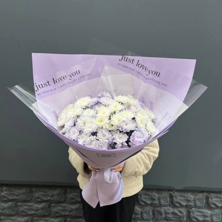 9 воздушных хризантем в Чебоксарах