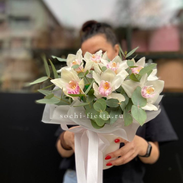 Бокс с орхидеями в Чебоксарах