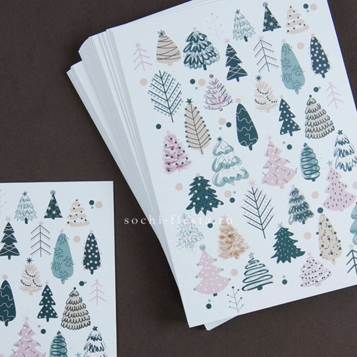 Открытка к букету "Елки" в Чебоксарах