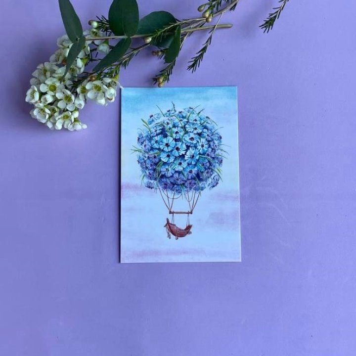 Открытка к букету "Флоростат" в Чебоксарах