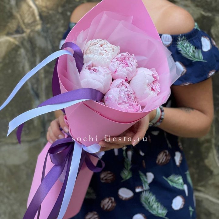 Букет пионов "НАЙ" в Чебоксарах