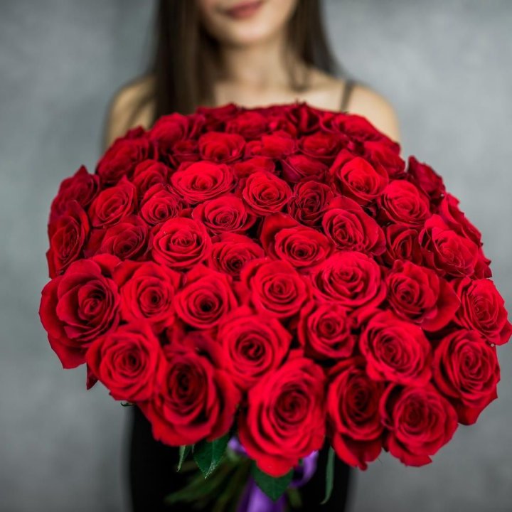 51 красная роза в Чебоксарах
